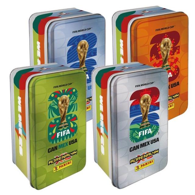 (Naujiena!) FIFA World Cup 2026 Adrenalyn XL kortelių Classic Tin