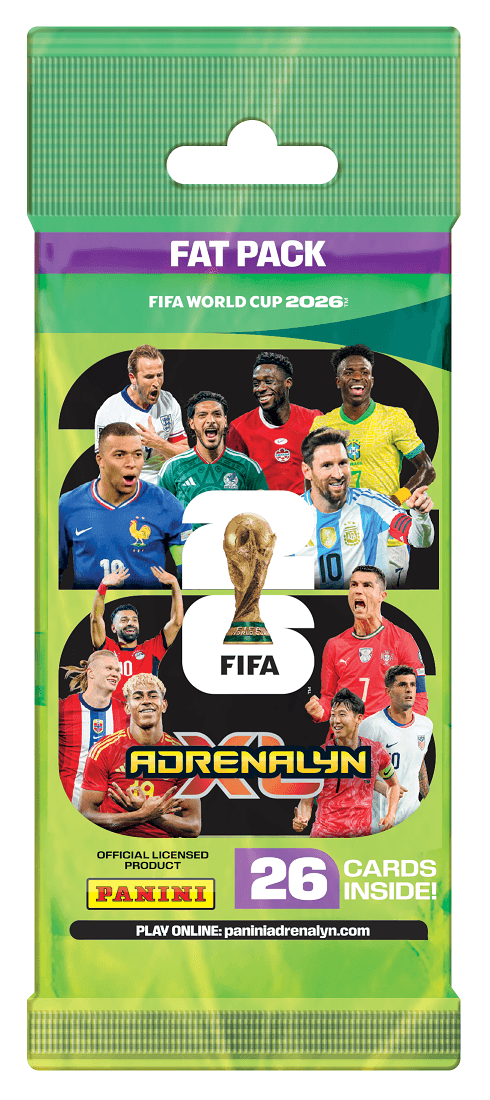 (Naujiena!) FIFA World Cup 2026 Adrenalyn XL kortelių Fat pack