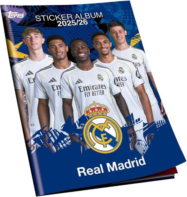 CF CF Real Madrid Lipdukų albumas 2025/26 - Topps Official
